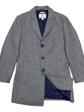 JOS A BANK Wool Pea Coat Luxury Business Casual Winter Trench Jacket Mens 38S